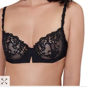 Simone Perele lace black bra. Size 32D. Never worn.